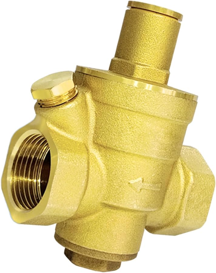 صمام تقليل ضغط الماء النحاسي قابل للتعديل منظم تخفيف DN15 - Image 2