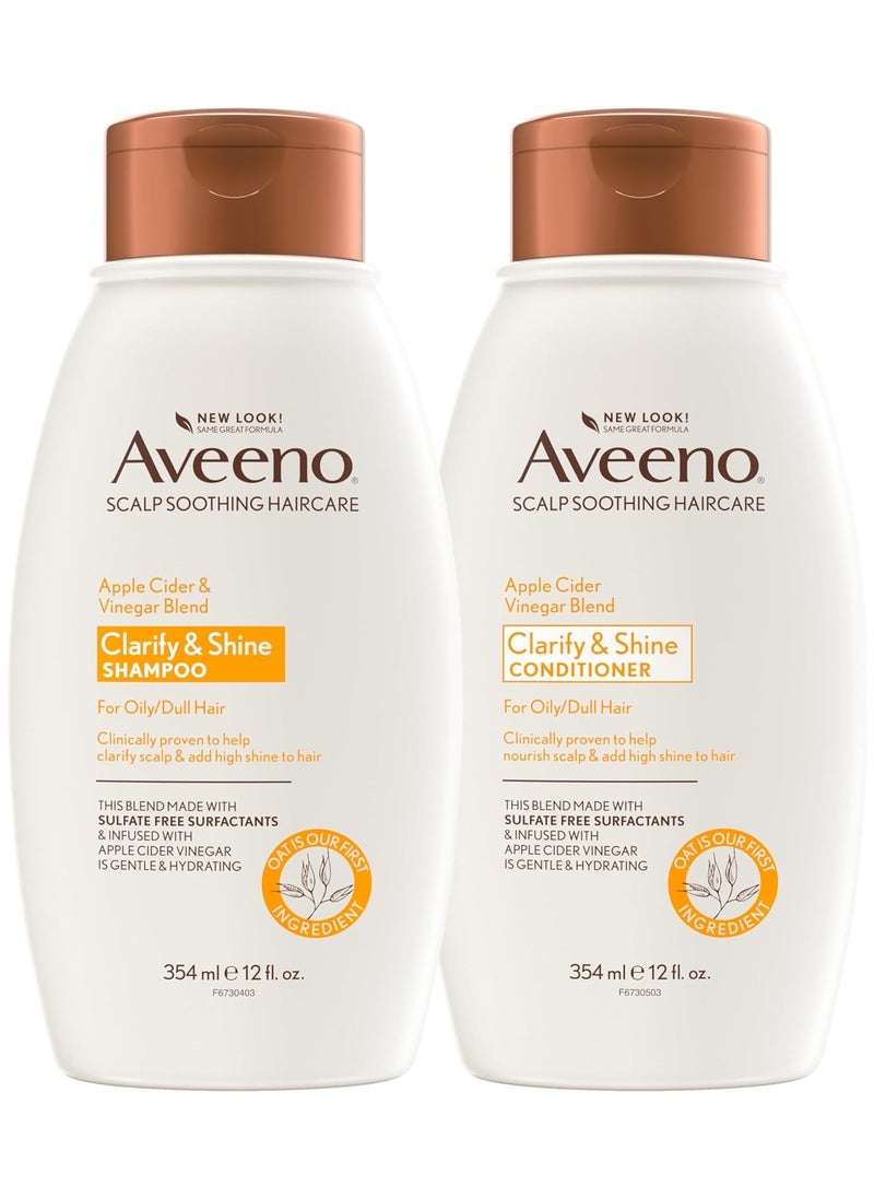 Aveeno Apple Cider Vinegar Shampoo 354ml + Conditioner 354ml Dual Pack - pzsku/ZBF4693D267EADEE31E03Z/45/_/1725577358/0d88e553-5b8e-41c0-8ce6-56043bcd7d6e