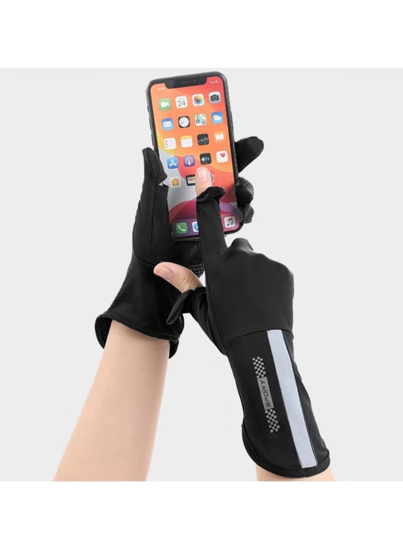 Women UV Sun Protection Gloves, Full Finger Touchscreen Non Slip Gloves Breathable Summer Outdoor Gloves - Image 2