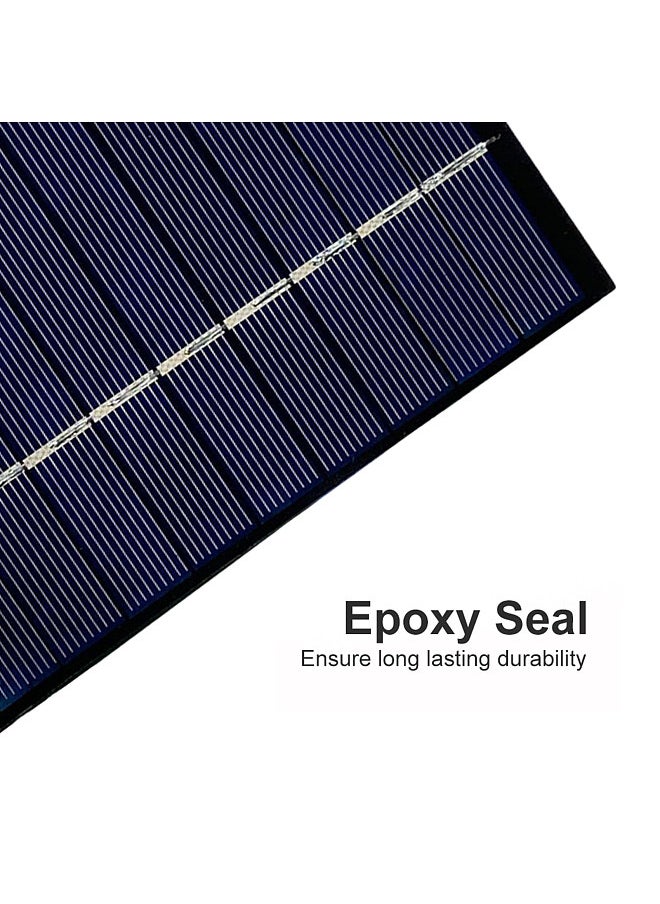 2.5W/5V/3.7V Portable Solar Charger With USB Port Compact Solar Panel Phone Charger For Camping Hiking Travel