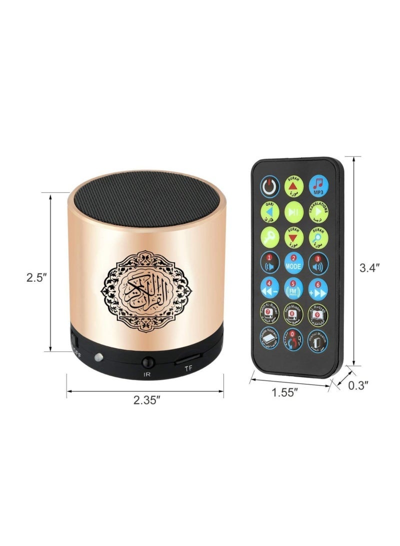 Gravity Remote Control Speaker Portable Quran Speaker MP3 Player 8GB TF FM Quran Koran Translator USB Rechargeable Speaker - Image 5