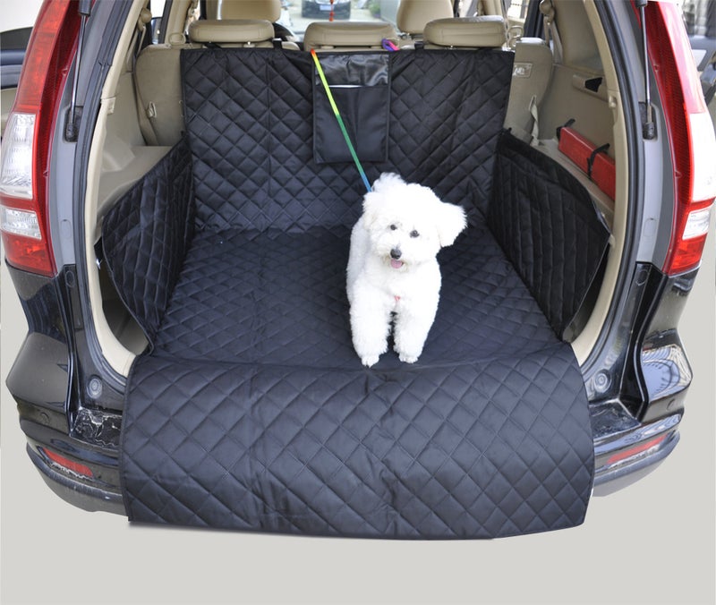 SUV Car Boot Protective Pad: Gray Oxford Cloth, Waterproof & Easy To Clean - Pet-Friendly Design, Secure Snug Fit for SUV Pet Owners, Family Road Trips & Daily Errands - Image 4