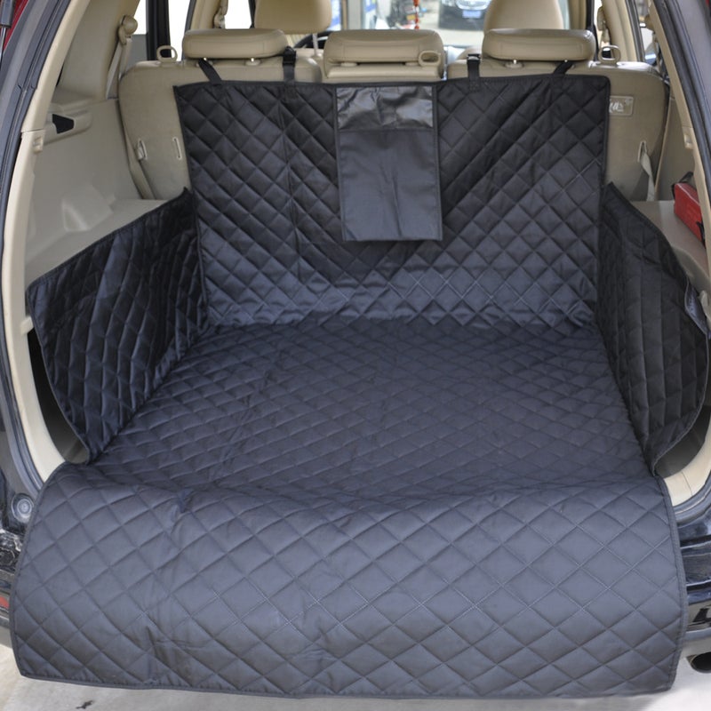 SUV Car Boot Protective Pad: Gray Oxford Cloth, Waterproof & Easy To Clean - Pet-Friendly Design, Secure Snug Fit for SUV Pet Owners, Family Road Trips & Daily Errands - Image 2