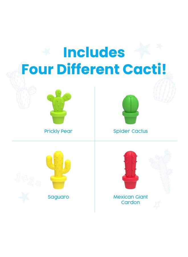 hand2mind hand2mind Cactus Counting Desert Math Activity Set, Ten Frame Math Manipulatives, Color Counters for Kids Math, Montessori Math Materials, Math Games for Kindergarten, Addition and Subtraction Games - Image 4