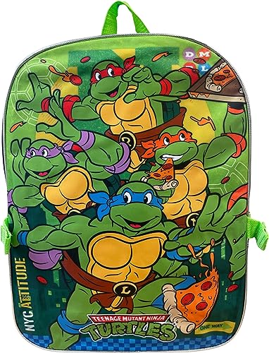 Ruz Group Kid's Licensed 16 Inch Backpack With Removable Lunch Box Set (Ninja Turtles) - Image 4