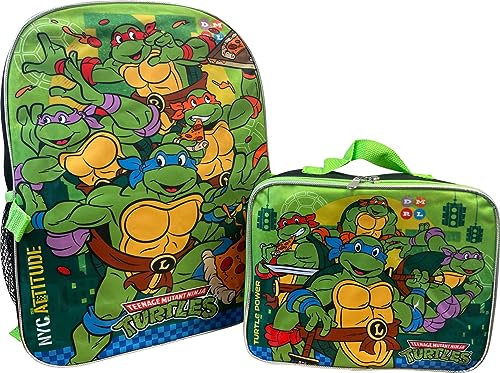 Ruz Group Kid's Licensed 16 Inch Backpack With Removable Lunch Box Set (Ninja Turtles) - Image 3