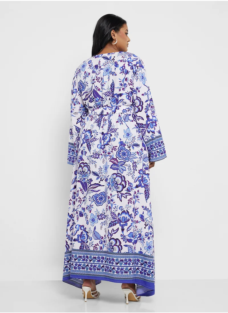 ايلا بلس Floral Print Dress