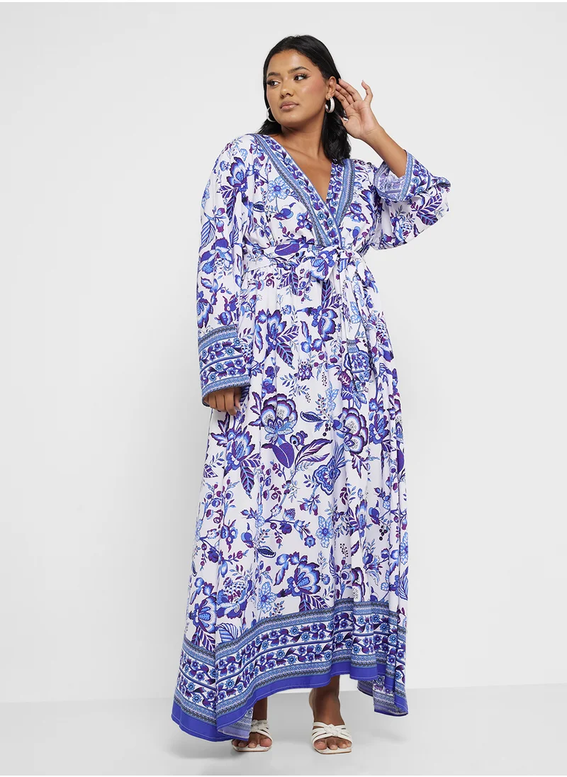 ايلا بلس Floral Print Dress