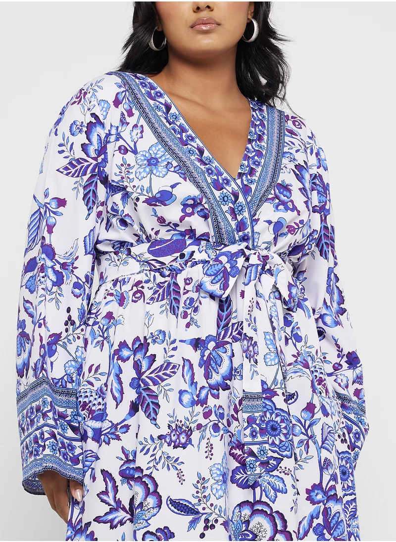 ايلا بلس Floral Print Dress