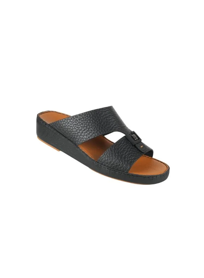 barjeel uno 008-3897 Barjeel Uno Mens Arabic Sandals BSP1-63 Black
