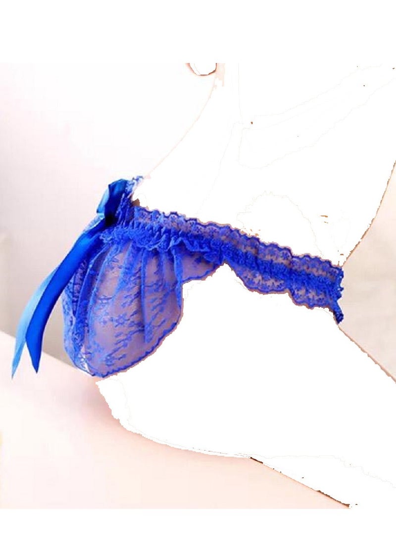 Generic Lace Thong Underwear Low Waist G-String Briefs Lingerie Panty.  - Image 1