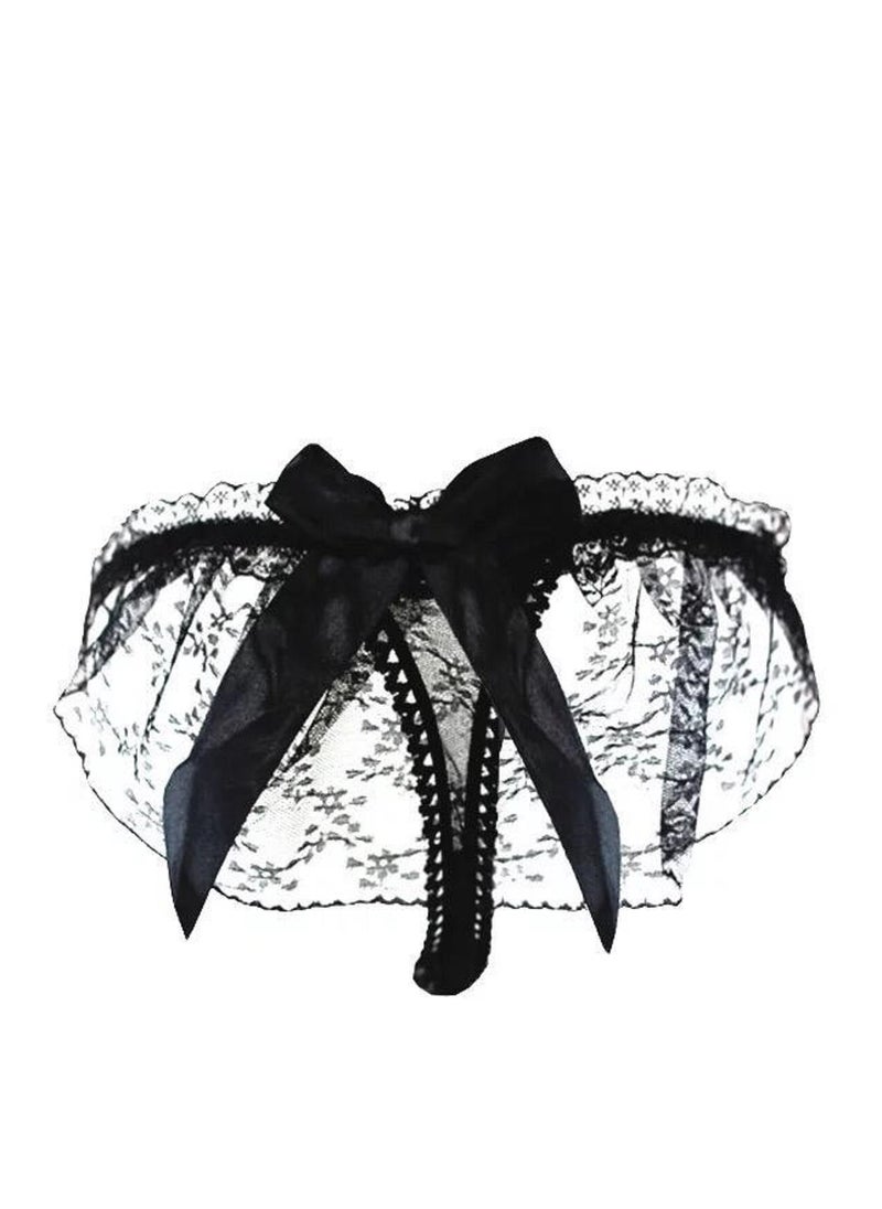Generic Lace Thong Underwear Low Waist G-String Briefs Lingerie Panty.  - Image 3