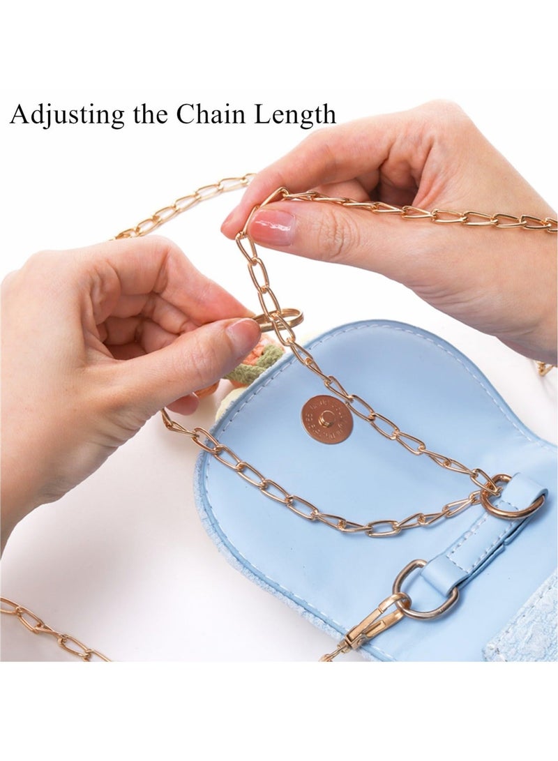 Captaintech 2 Pcs Kids Purse Set for Little Girls - PU Leather Mini Shoulder Handbags with Pearl Handle and Flower - Small Wallet Purses for Girls, Kids, and Toddlers' Dress-Up - Image 3