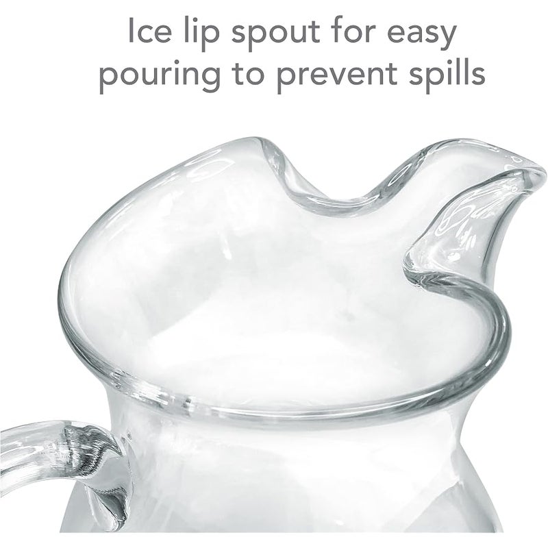 Mikasa 5136551 Napoli Glass Beverage Pitcher Clear, 70 Ounce - Image 5