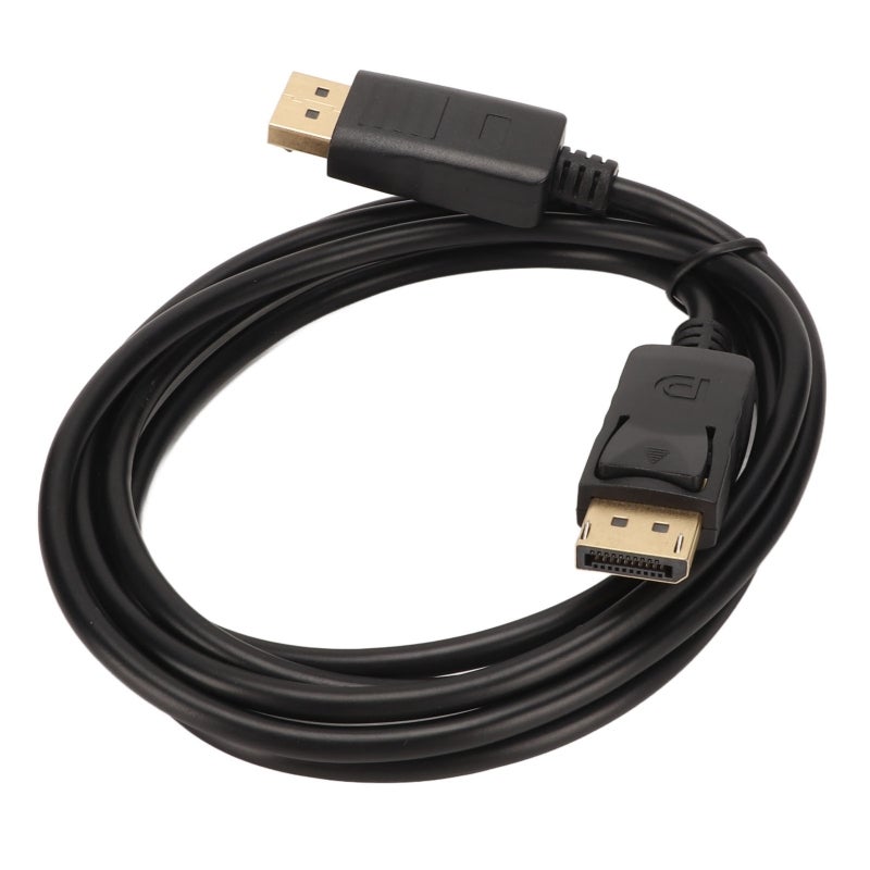 4K DisplayPort Cable 24K Gold Plated Connectors Anti-Interference DP to DP Cord - 5 Layer Shielding Flexible PU Wire for Monitor TV Projector VR Headset - Image 5