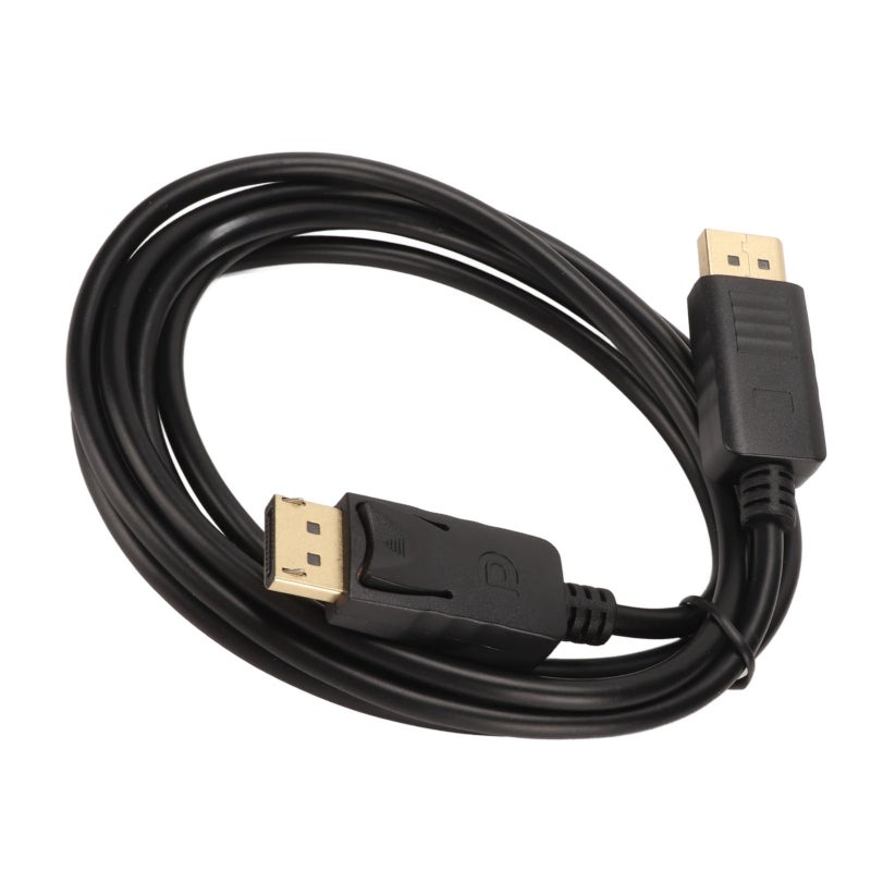 4K DisplayPort Cable 24K Gold Plated Connectors Anti-Interference DP to DP Cord - 5 Layer Shielding Flexible PU Wire for Monitor TV Projector VR Headset - Image 1