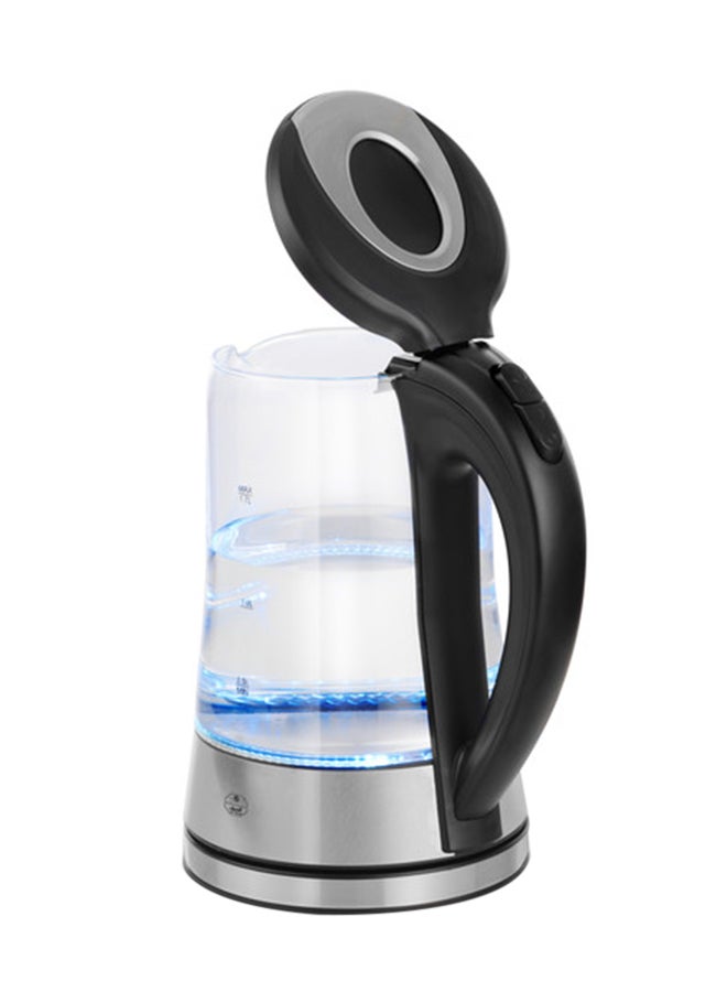 Alsaif Wahg Electric Kettle 1.7 L 2200 W S7098 Silver/Clear/Black - Image 4