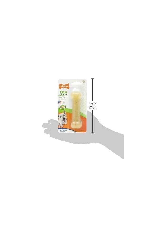 Nylabone FlexiChew Chicken Flavor Durable Dog Chew Toy - Image 3