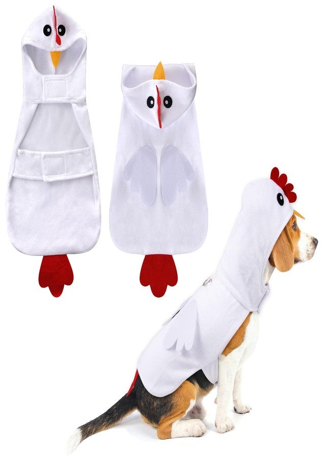 Nydotd Dog Halloween Chicken Costume Dog Hoodie Cosplay Sweatshirt for Small Medium Large Pet Thanksgiving Animal Clothes for French Bulldog Boston Terrier - Image 1