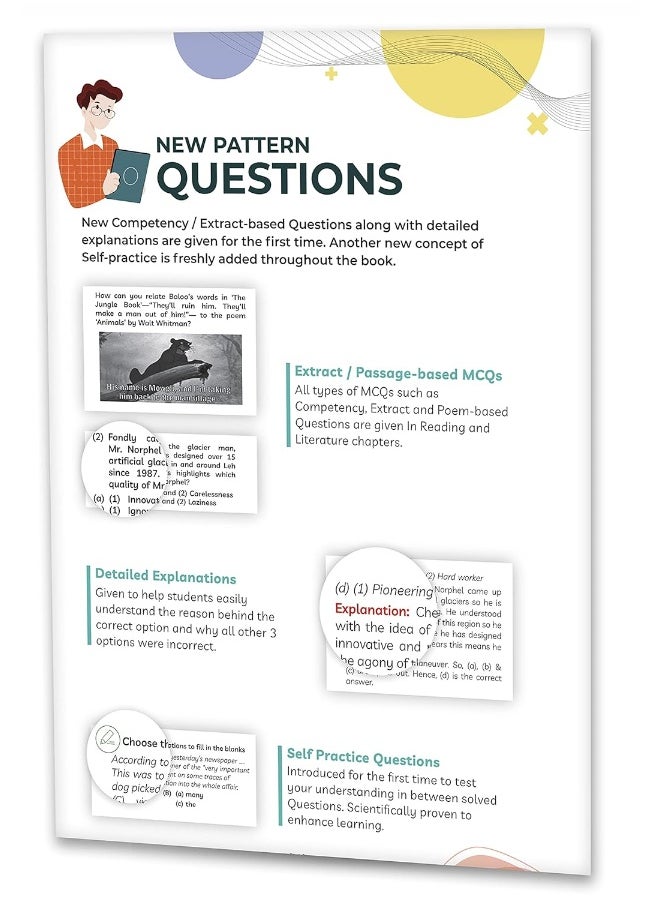 Educart TERM 1 ENGLISH MCQ Class 10 Question Bank Book 2021  - Image 3