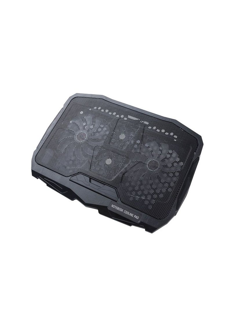 Loquat Laptop Cooling Stand Pad with 4 Fan Quiet Working Laptop Cooler Stand Height Adjustable Notebook Cooler pad  - Image 3