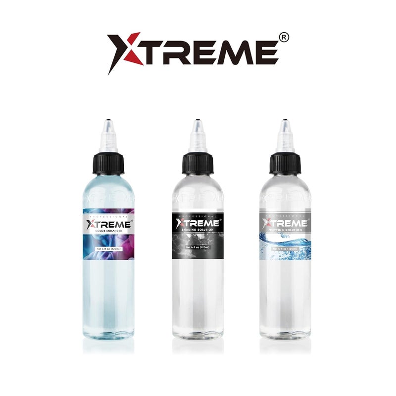 SHIELD PLUS Xtreme Colors -Shading Solution - Tattoo Ink 1oz Bottles Pigment - Image 2