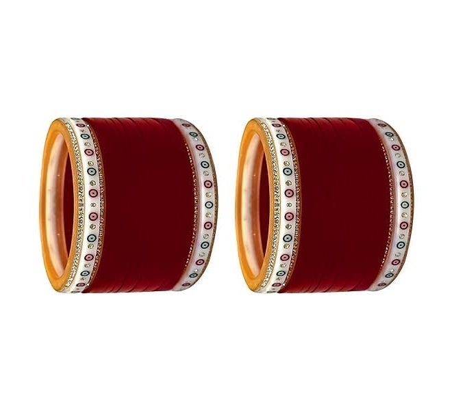 BANGLESKART طقم أساور بريندال بونجابية للنساء - Image 1