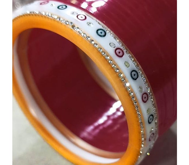 BANGLESKART طقم أساور بريندال بونجابية للنساء - Image 5