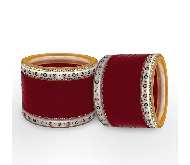 BANGLESKART طقم أساور بريندال بونجابية للنساء - Image 4