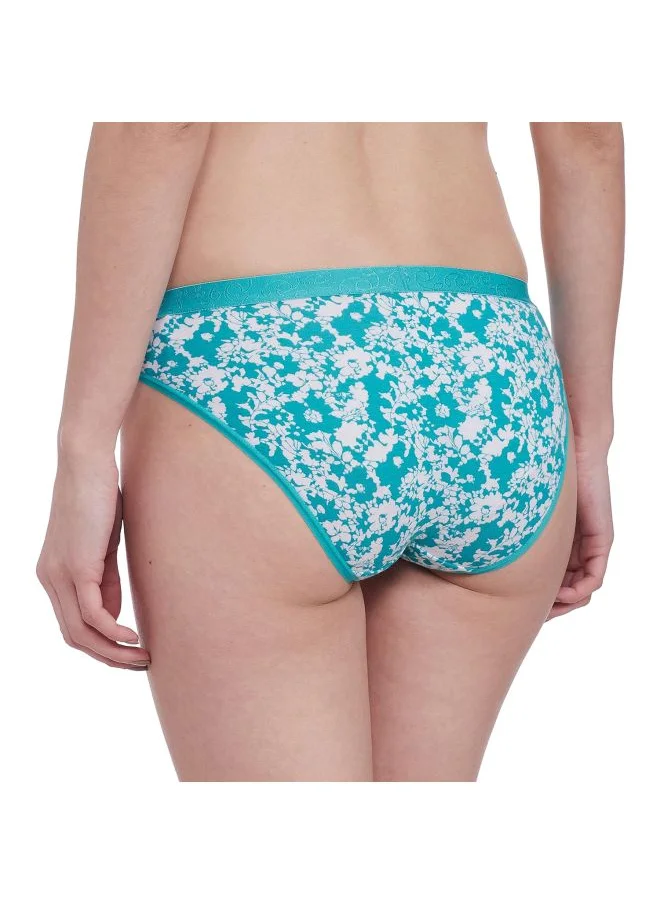جوكي Jockey 3002 Women Medium Coverage Super Combed Cotton Elastane Stretch Mid Waist Bikini with Exposed Waistband and StayFresh Treatment