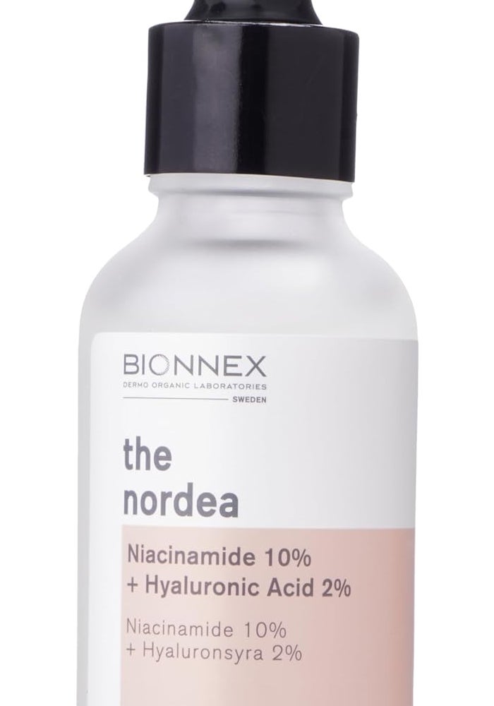 BIONNEX بيونكس سيروم نورديا نياسيناميد 10% + حمض الهيالورونيك 2% - 30 مل - Image 1