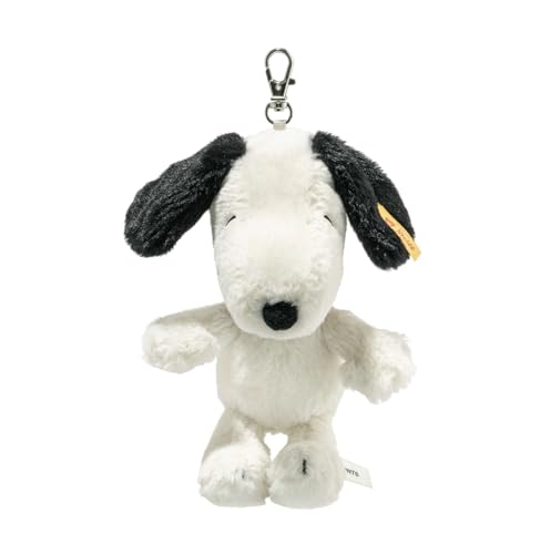 Steiff Handcrafted Since 1880 Premium Plush Officially Licensed Peanuts Gang Snoopy Friends Pendant Charm Keychain 6 Snoopy - Image 1