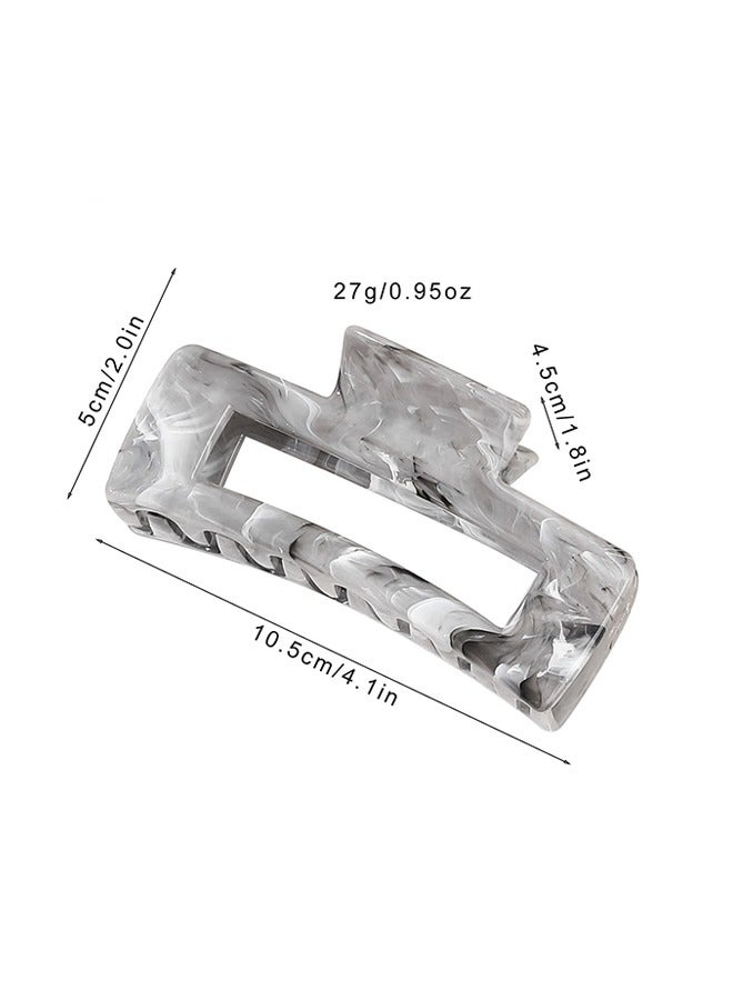 Beyond 4 Pcs Marbling Hair Claw Clips, Strong Hold Nonslip Large Jaw Clip, Hair Barrettes for Women and Girls (Colorful) - Image 2