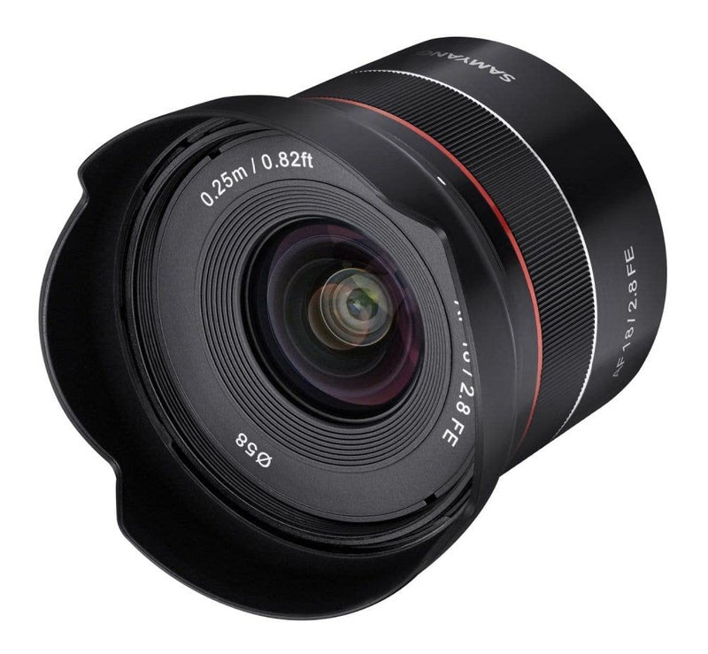 Samyang AF 18mm F2.8 Auto Focus Full Frame Wide Angle Lens for Sony E Mount – Compact, Ultra Lightweight, 58mm Filter Thread, High Resolution Optics, Quiet STM Autofocus - Image 2