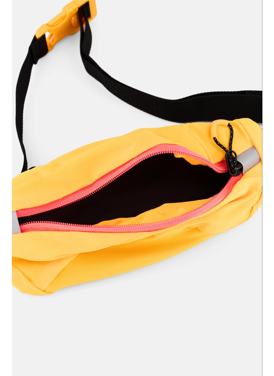 PUMA Men Brand Logo Classic Waist Bag, Neon Orange  - Image 3