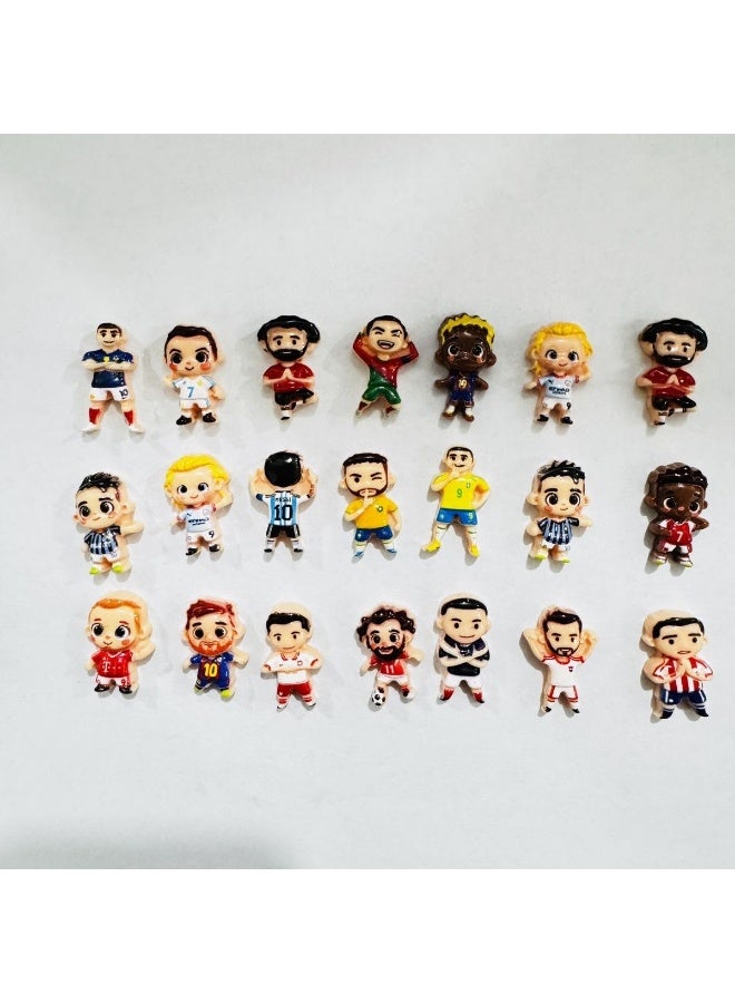 50pcs Mystery Resin Football Stars Blind Bag, Mini World Cup series Surprise Bag Resin Models Individually Wrapped Blind Bags  for Holiday Birthday,Gift for Kids,Children Party Favors Fashion Decor(Random Design) - Image 4