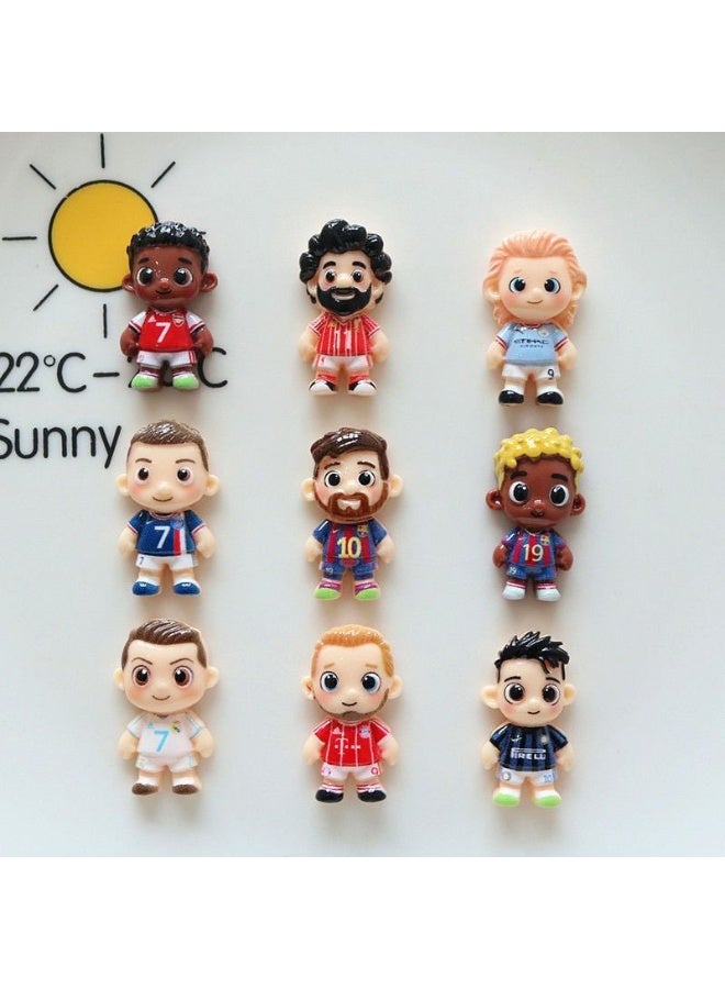50pcs Mystery Resin Football Stars Blind Bag, Mini World Cup series Surprise Bag Resin Models Individually Wrapped Blind Bags  for Holiday Birthday,Gift for Kids,Children Party Favors Fashion Decor(Random Design) - Image 3