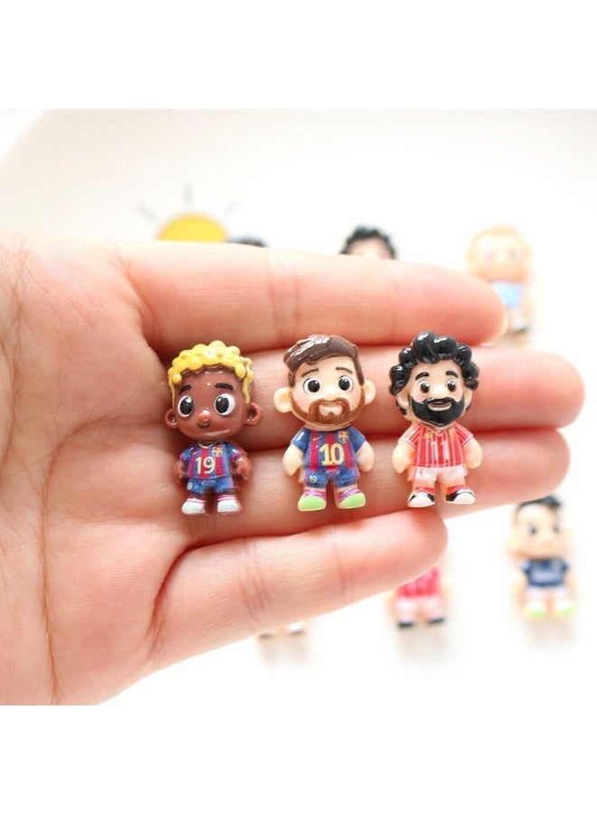 50pcs Mystery Resin Football Stars Blind Bag, Mini World Cup series Surprise Bag Resin Models Individually Wrapped Blind Bags  for Holiday Birthday,Gift for Kids,Children Party Favors Fashion Decor(Random Design) - Image 5