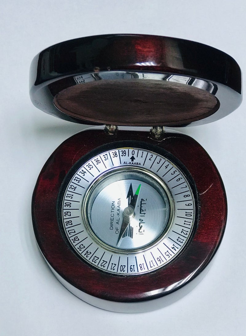 فيتاشيلي بوصلة دائرية خشبية ، بوصلة سبائك الألومنيوم ، بوصلة خشبية هدية البوصلة - Image 1