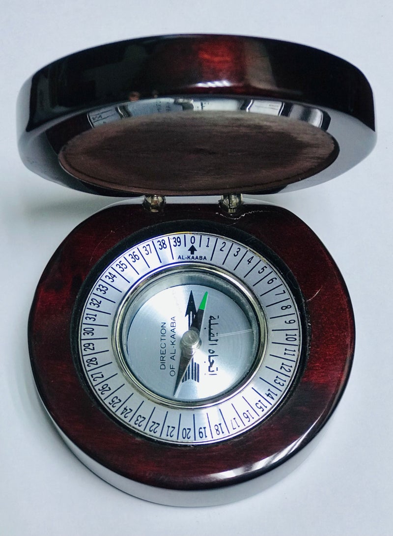 فيتاشيلي بوصلة دائرية خشبية ، بوصلة سبائك الألومنيوم ، بوصلة خشبية هدية البوصلة - Image 4