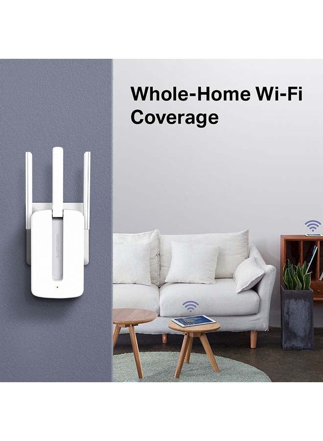 ميركوسيس موسع نطاق واي فاي MW300RE من ميركسيس بسرعة 300 ميجابت في الثانية، و3 هوائيات خارجية لتوفير تغطيةٍ أفضل ومكرر ومقوي ويعمل مع أي جهاز راوتر واي فاي وسهلُ الإعدادِ . - Image 3