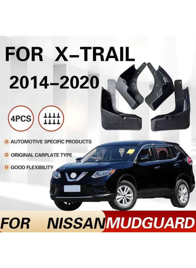 مجموعة سدادات الطين البلاستيكية السوداء من 4 قطع متوافقة مع 14 موديلاً من إكس تريل من 2014 إلى 2020 - Image 2