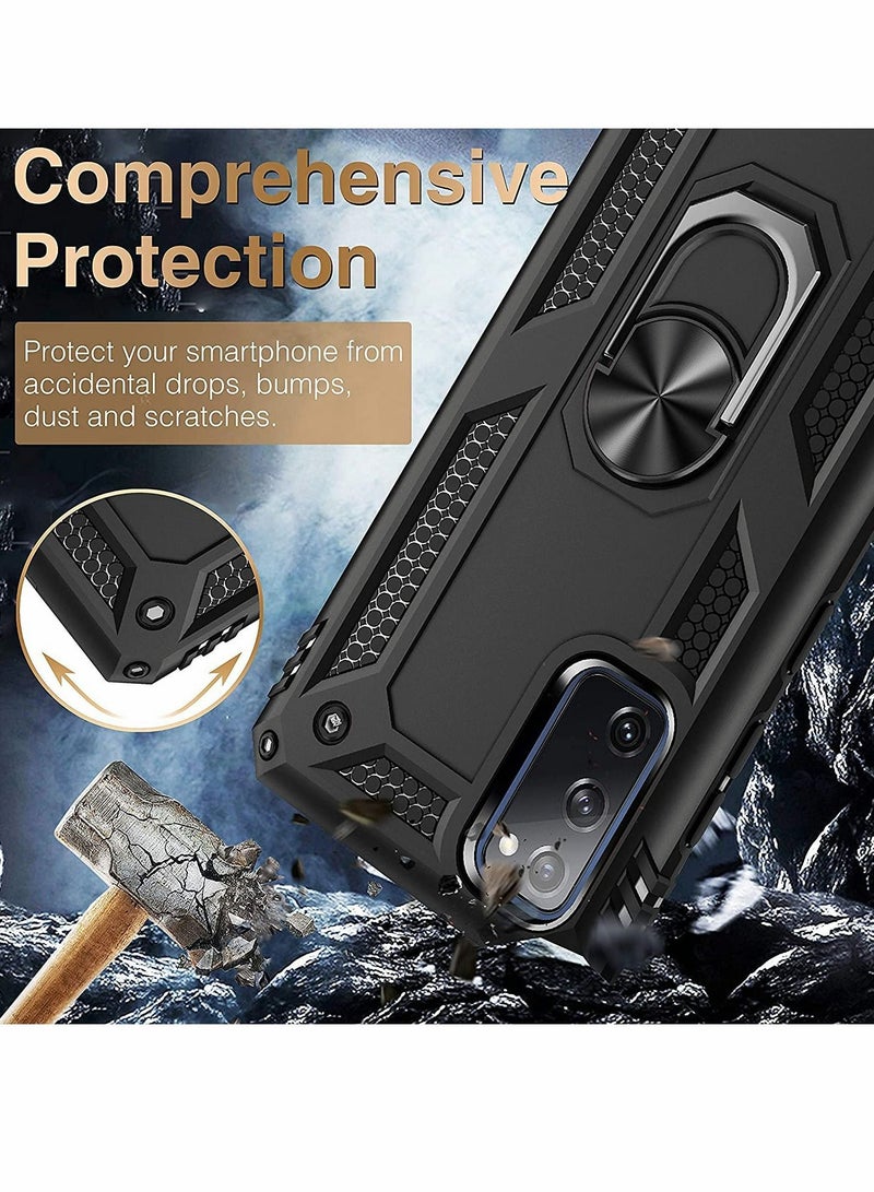 Y&D Compatible for Samsung Galaxy S20 FE 5G Case Rugged Military Grade Shockproof Anti-Drop Phone Cover Ring Holder - Image 3