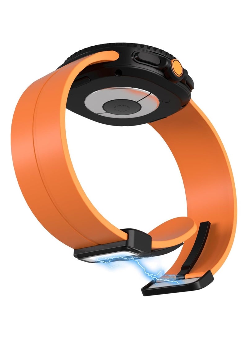 O Ozone (Pack of 3) Sport Band Compatible with Samsung Galaxy Watch 8 40mm/44mm/Classic 46mm , Soft Silicone Strap with Magnetic Buckle for Men Women- Multi1 - Image 3