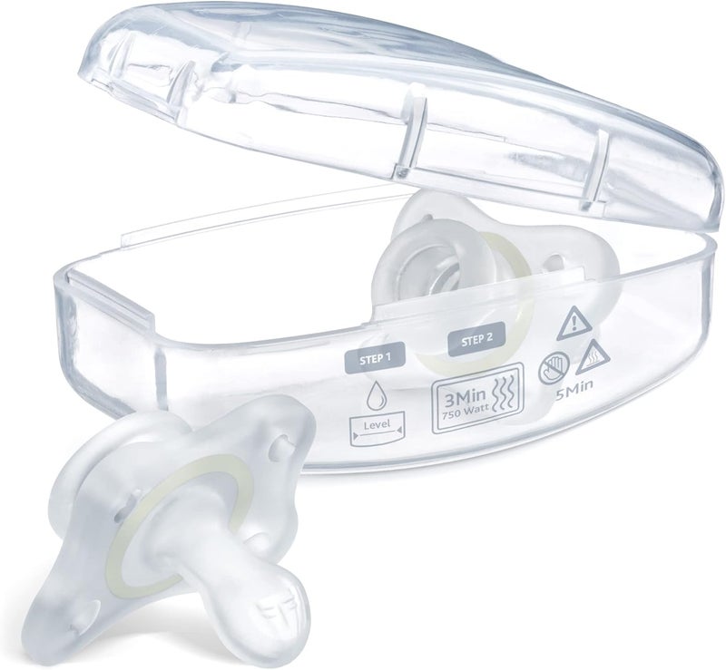 Chicco PhysioForma 100% Silicone Mini Glow in The Dark Pacifier for Babies Aged 2-6 Months - Image 5