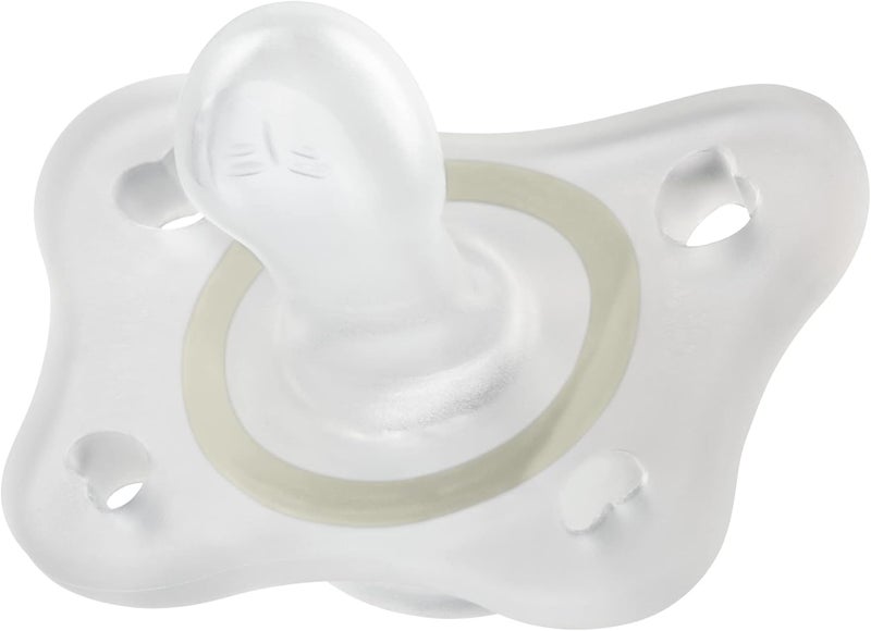 Chicco PhysioForma 100% Silicone Mini Glow in The Dark Pacifier for Babies Aged 2-6 Months - Image 4