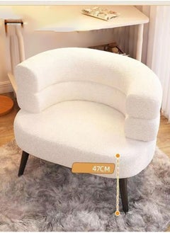 JOMILA Single Seater Sofa Arm chair Lazy Susan Sun Chair for Living Room Bedroom Apartment Balcony Washable Small  - Image 4
