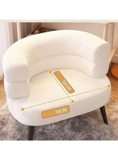 JOMILA Single Seater Sofa Arm chair Lazy Susan Sun Chair for Living Room Bedroom Apartment Balcony Washable Small  - Image 5