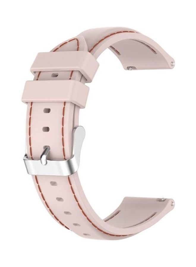 NIBEMINENT Silicone Replacement Strap Watchband For Huawei Watch 3 / Pro 22mm Pink - Image 1
