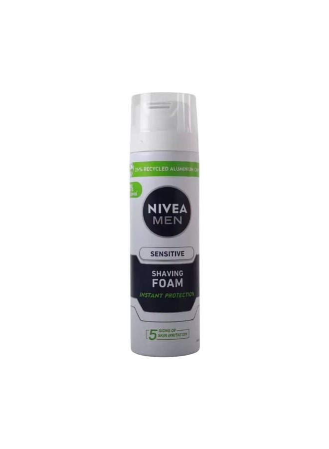 Nivea Men Sensitive Shaving Foam With 5 Signs Of Irritation-200ml - Image 1